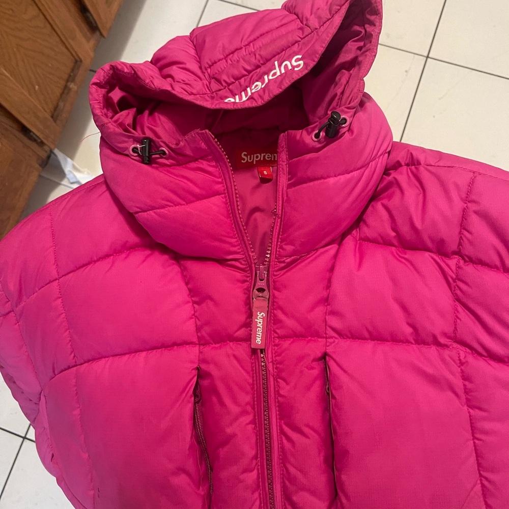 Supreme Kids Puffer Jacket - Vibrant Pink